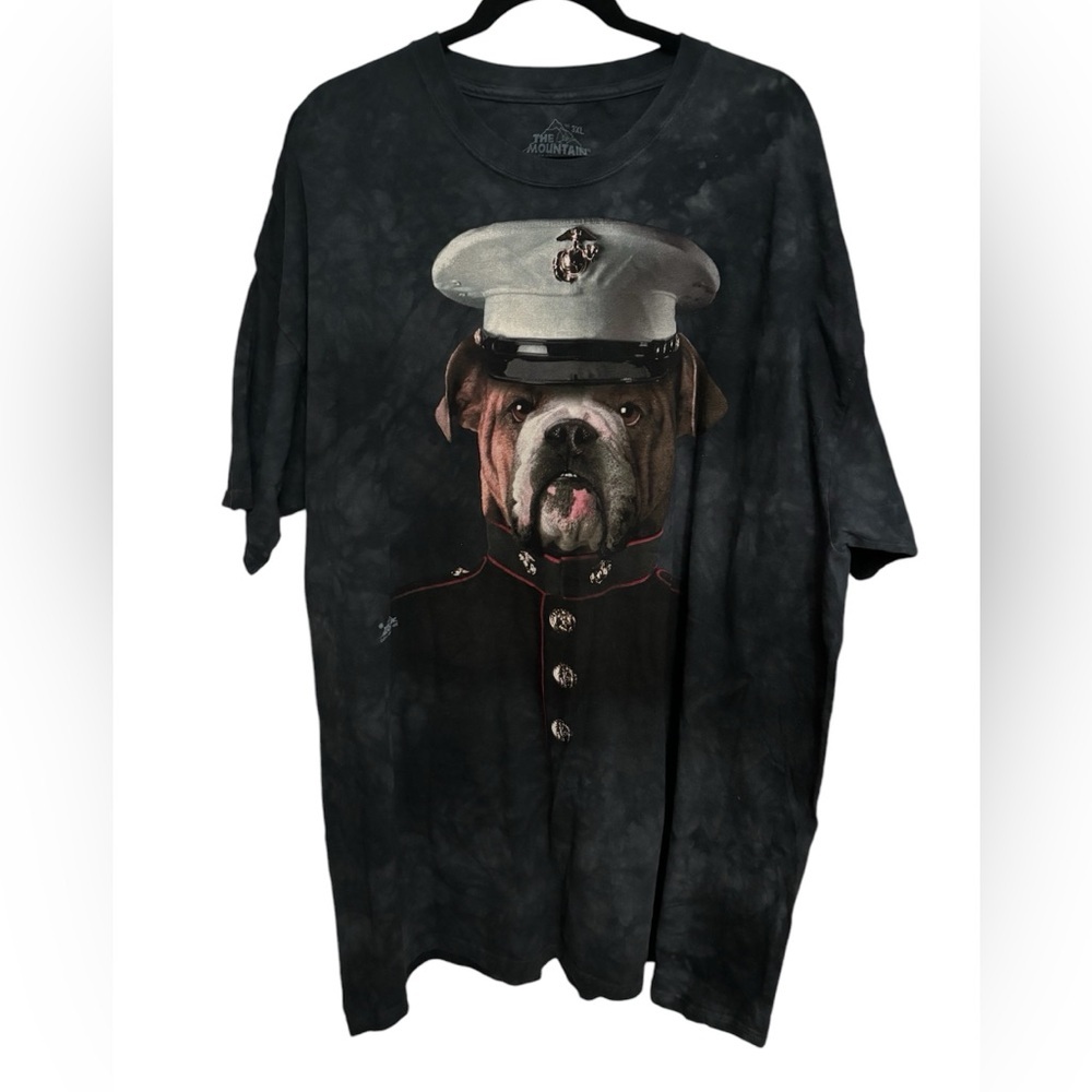The Mountain by Vincent Hie | Gray Black‎ T-Shirt Police Dog Sz 3XL